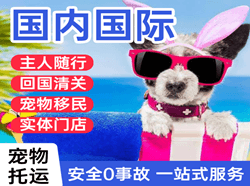 北京航空空运国际宠物托运 【国